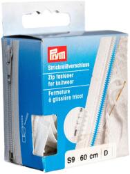 Prym cipzár kötött ruhanemükbe, bontható, 55cm, fehér, 478955-009