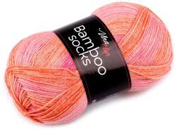Vlna Hep Vlna Hep, Bamboo Socks, önmintázó zoknifonal, gyapjú és bambusz, 100g, 7901