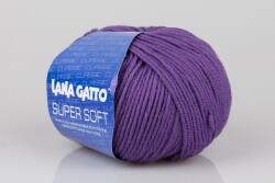 LANA GATTO Super Soft kötőfonal, extrafinom merinó gyapjú - 13335, lila