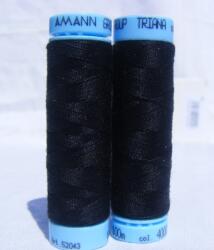 Amann Group Pamut varrócérna Amann Triana, 100m, 4000, fekete