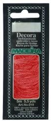 Madeira Decora osztott hímzőfonal - 1547 - piros