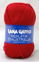 LANA GATTO Lana Gatto, Perlata D'Australia kötő fonal, 100% gyapjú, 12246, piros