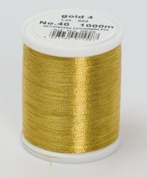 Madeira Metallic Madeira metál hímzőcérna, No. 40, 9846, 1000m - Gold 4