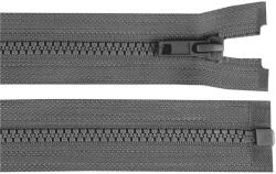 Fashion Műanyag fogú bontható cipzár, GT10, 5mm, 80cm hosszú, 590318, galamszürke