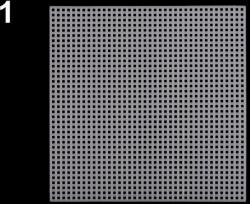  Műanyag kanavász / hímzőháló, négyzet, 14cm, 750980