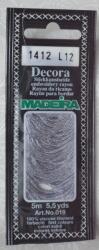 Madeira Decora osztott hímzőfonal - 1412 - szurke