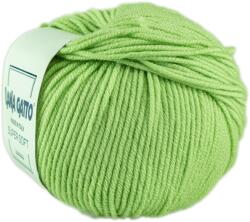 LANA GATTO Super Soft kötőfonal, extrafinom merinó gyapjú - 5282, zöld
