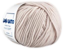 LANA GATTO Maxi Soft kötőfonal, extrafinom merinó gyapjú - 13701, Panna