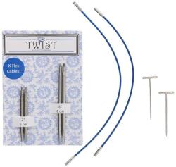 ChiaoGoo Twist Short Combo, 2 pár tűvég és 2 damil, 3, 5mm, CG7123-4