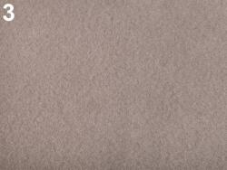 Fashion Puha filclap tekercs folyóméterre, 1, 2mm, 110cm széles, ár/0, 5m, 380532, szürke