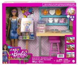 Mattel Barbie You can be Anything HCM85 - Atelier de pictura (HCM85) Papusa Barbie