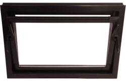 ACO SELF hőszigetelt üvegezésű bukó melléképület ablak 40 x 40 cm barna (F1060)