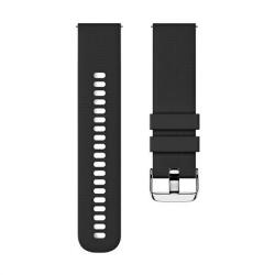 GIGAPACK GP-153614 univerzális 22mm fekete szilikon óraszíj (GP-153614)