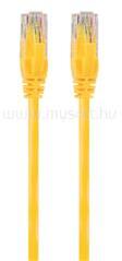S-Link Kábel - SL-CAT605YE (UTP patch kábel, CAT6, sárga, 5m) (S-LINK_16516) (S-LINK_16516)
