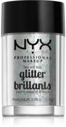 NYX Cosmetics Face & Body Glitter Brillants sclipici pentru față și corp culoare 07 Ice 2.5 g