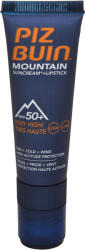 PIZ BUIN SPF 50-as fényvédő krém és ajakbalzsam SPF 30 2 v 1 (Mountain Combi "2 in 1" Sun Cream SPF 50+ a Lipstick) 20 ml + 2, 3 ml