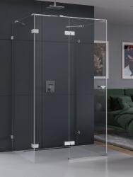 NEW TRENDY Eventa cabină de duș 80x80 cm pătrat crom luciu/sticlă transparentă EXK-4571 (EXK4571)