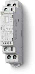 Finder installációs mágneskapcsoló, kontaktor, 25A (AC-7a), 2NO, 24V AC/DC, On-Auto-Off kapcsoló + mechanikus állapotjelzés + LED 22.32. 0.024. 4340 (22.32.0.024.4340)