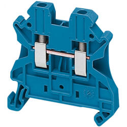 Schneider Electric Schneider csavaros egyszintes átkötőkapocs 1x1 csatlakozás 5, 2 mm 2, 5 mm2 24A-es kék (NSYTRV22BL) (NSYTRV22BL)