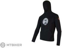 Sensor MERINO UPPER HELI kenguru pulóver, fekete (XL)