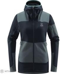 Haglöfs Astral Hood női pulóver, sötétkék/szürke (M)