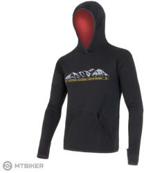 Sensor Merino Upper Mountains pulóver, fekete (XL)