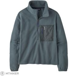 Patagonia Microdini 1/2 Zip P/O női pulóver, nouveau green w/campfire orange (L)