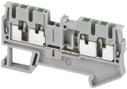 Schneider Electric Schneider direkt rugós egyszintes átkötőkapocs 2x2 csatlakozás 5, 2 mm 2, 5 mm2 24A-es NSYTRP24 (NSYTRP24)