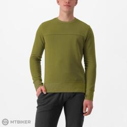 Castelli LOGO SWEATSHIRT pulóver, avokádó (M)