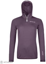 ORTOVOX Fleece Light Grid ZN Hoody női pulóver, erdei bogyó (S)