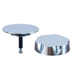 Styron Autómata kádszifon dugó+tekerő krómozott STYRON STY-036 (STY-036)