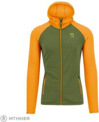 Karpos Ambrizzola Teljes cipzáras kapucnis pulóver, cédruszöld/sugárzó (M)