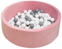 NEW BABY Gyermek száraz medence labdákkal New Baby rózsaszín