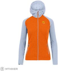 Karpos Ambrizzola teljes cipzáras női pulóver, skarlátvörös íbisz/halogénkék (S)