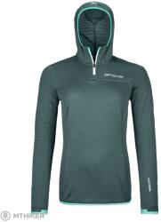 ORTOVOX Fleece Light Grid ZN Hoody női pulóver, sötét sarki szürke (L)