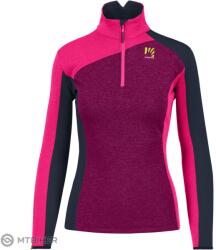 Karpos FEDERA HALF-ZIP női pulóver, boysenberry/pink/vulcan (M)