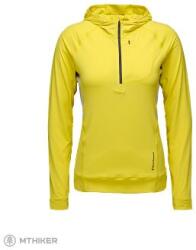 Black Diamond Alpenglow Pro Hoody női pulóver, tiszta sárga (S)