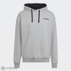 Adidas TX Logo Hoody pulóver, középszürke hanga (2XL)