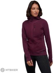 Black Diamond COEFFICENT LT HYRBID HOODY női pulóver, Blackberry (S)