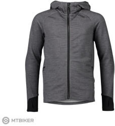 POC Merino Zip Hood Jr gyerek pulóver, szilvanitszürke melanzs (160)