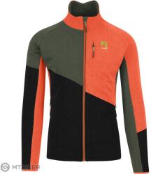 Karpos FEDERA FULL-ZIP pulóver, fekete homok/kakukkfű/fűszeres narancs (XL)