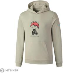 Shimano SHIMANO HOODIE pulóver, zöld/piros (XL)