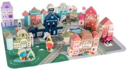 Kruzzel Set de joaca Kruzzel - Blocuri de construit, din lemn (KRU23519) Figurina