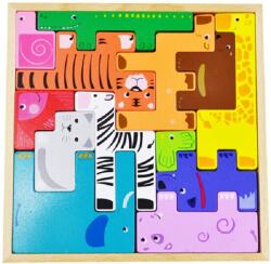 Acool Toy Puzzle pentru copii Acool Toy - Animal Tetris, 13 piese (ACT29)