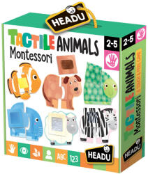 Headu Set educativ Headu Montessori - Atinge si cunoaste animalele (HIT20188)