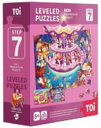 Toi World Puzzle progresiv pentru copii Toi World - Parcul de distractii, nivel 7 (TWTPJJ226)