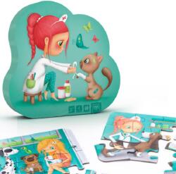 Eurekakids Set de puzzle-uri pentru copii Eurekakids - Cabinet veterinar (EU68215052844) Puzzle
