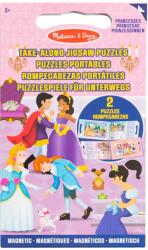 Melissa & Doug Set puzzle magnetic - Prințese (42831) Puzzle