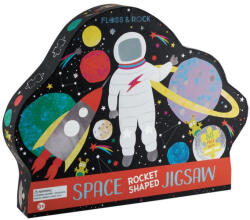 Floss and Rock Puzzle pentru copii Floss and Rock - Cosmos, 80 piese (39P3530)