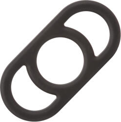 CalExotics Alpha Liquid Silicone Commander Ring Black